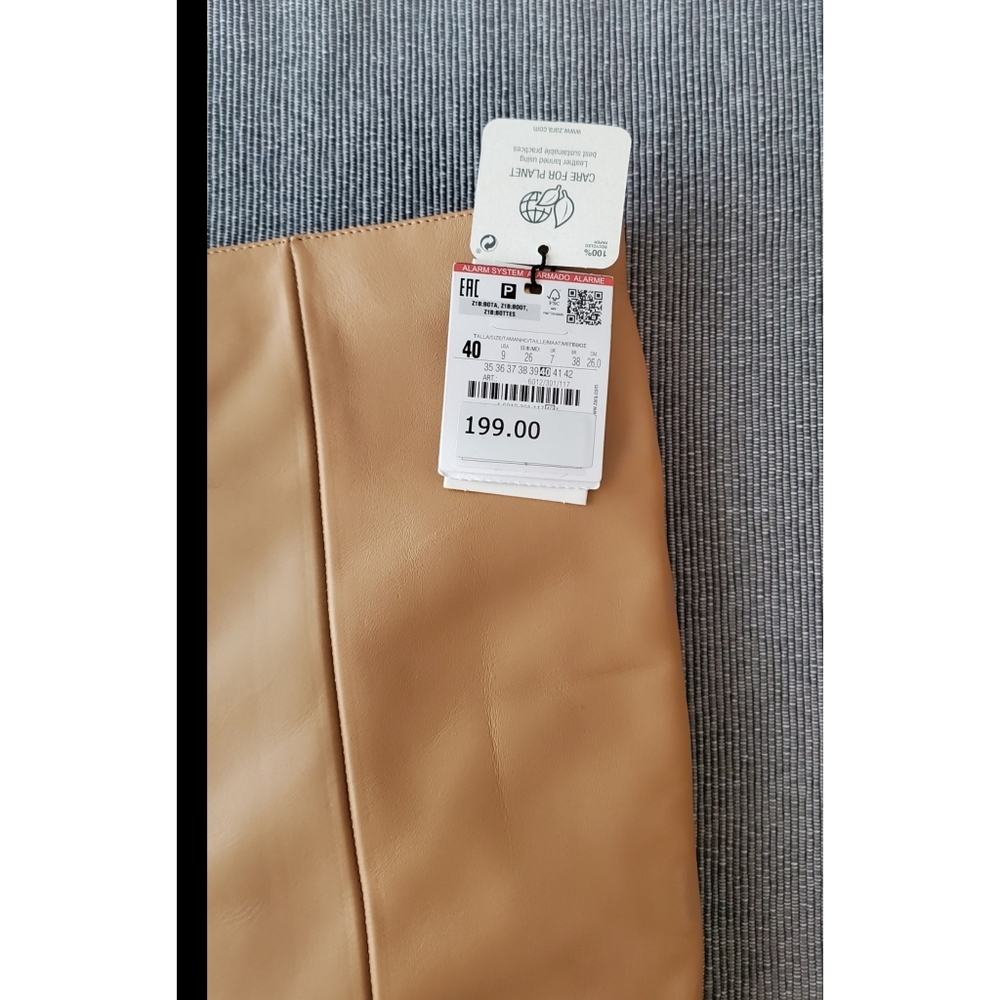 Zara leather boots US 9 - Picture 4 of 5